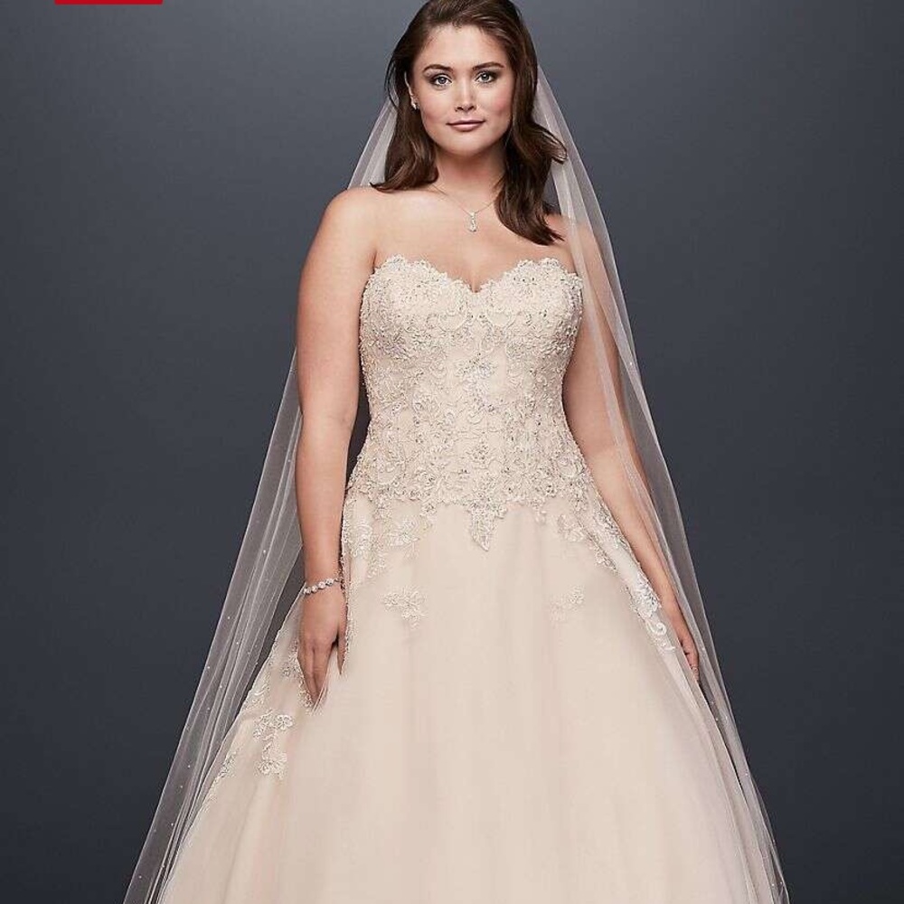 Rose Gold Wedding Dress - Picture 4 of 5